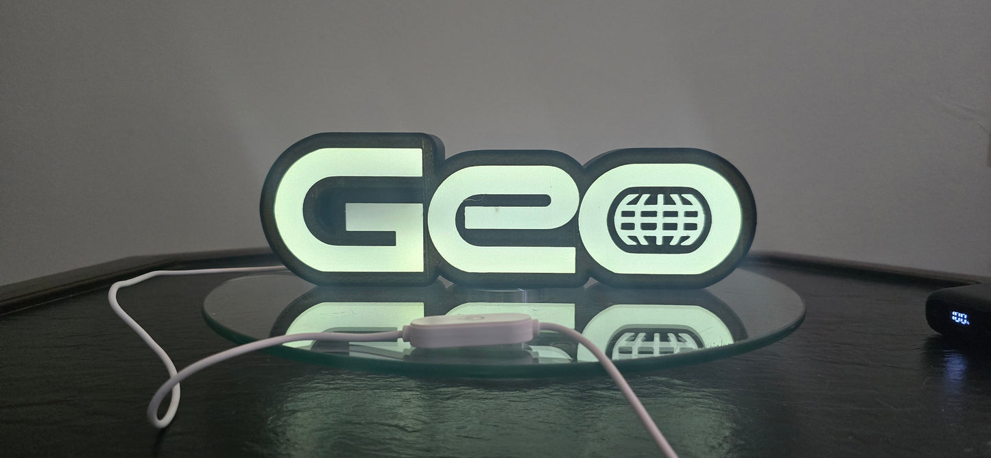 3D printed Geo Light Box