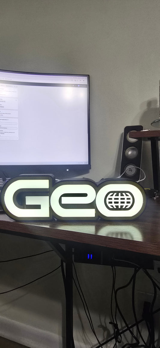 3D printed Geo Desk Ornament